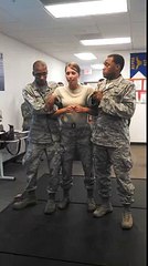USAF Girl gets tazed __ORIGINAL _ _