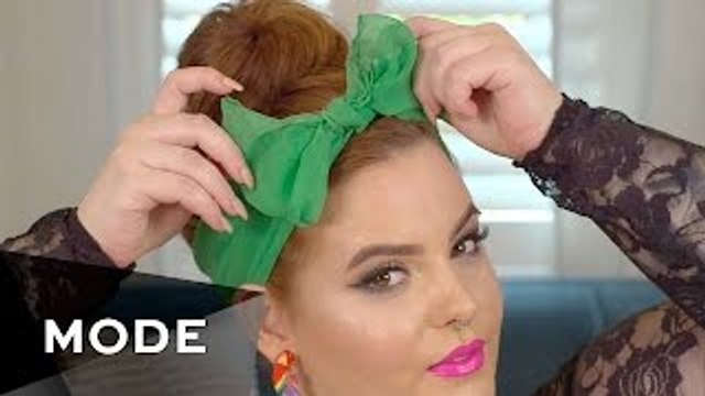 Easy Hair Style with Scarf Tie | Hair Report