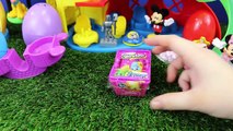 Mickey Mouse Clubhouse Surprise Eggs with My Little Pony and Shopkins with Bubble Guppies