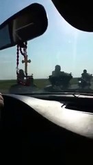 Guy's Car Window Smashed By Hell's Angels