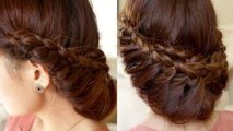 Princess Braided Updo Hair Tutorial