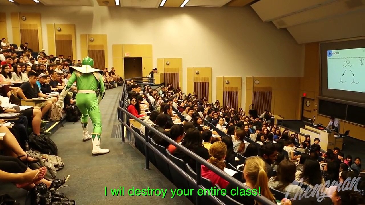 GREEN POWER RANGER PRANK CHENGMAN
