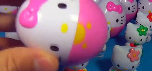 18 surprise eggs!!! Unboxing HELLO KITTY surprise eggs For BABY mymillionTV [Full Episode]