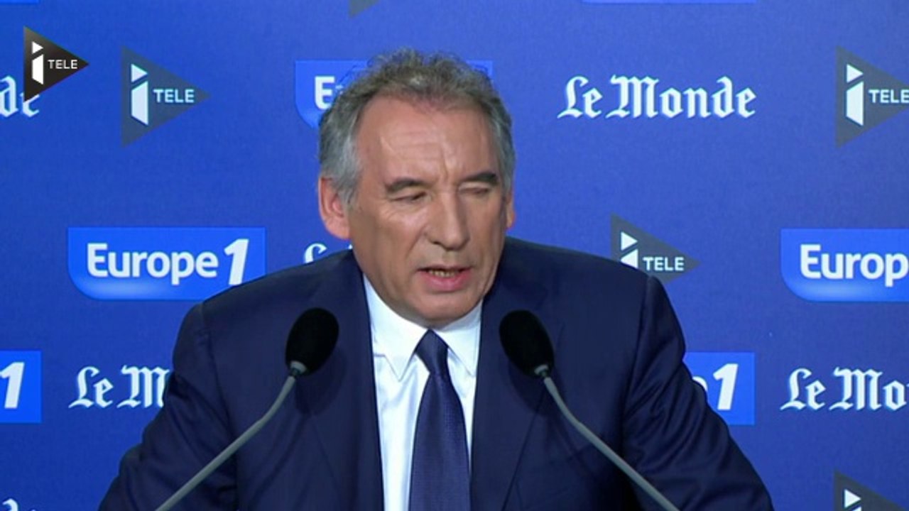 F. Bayrou "La première urgence et la plus lourde, c’est l’Etat islamique"