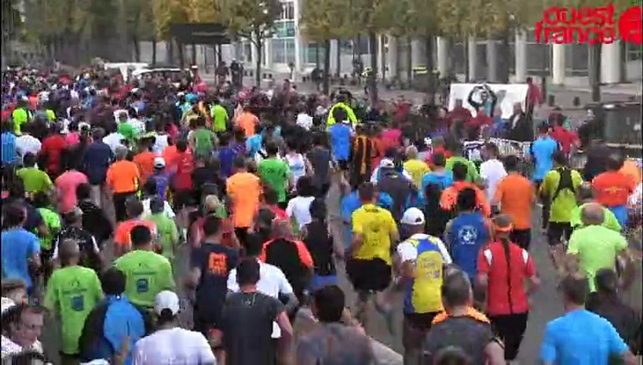 Tout Rennes court départ du 10 km avec 7000 participants