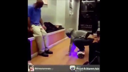 This mini segway is possessed by the devil