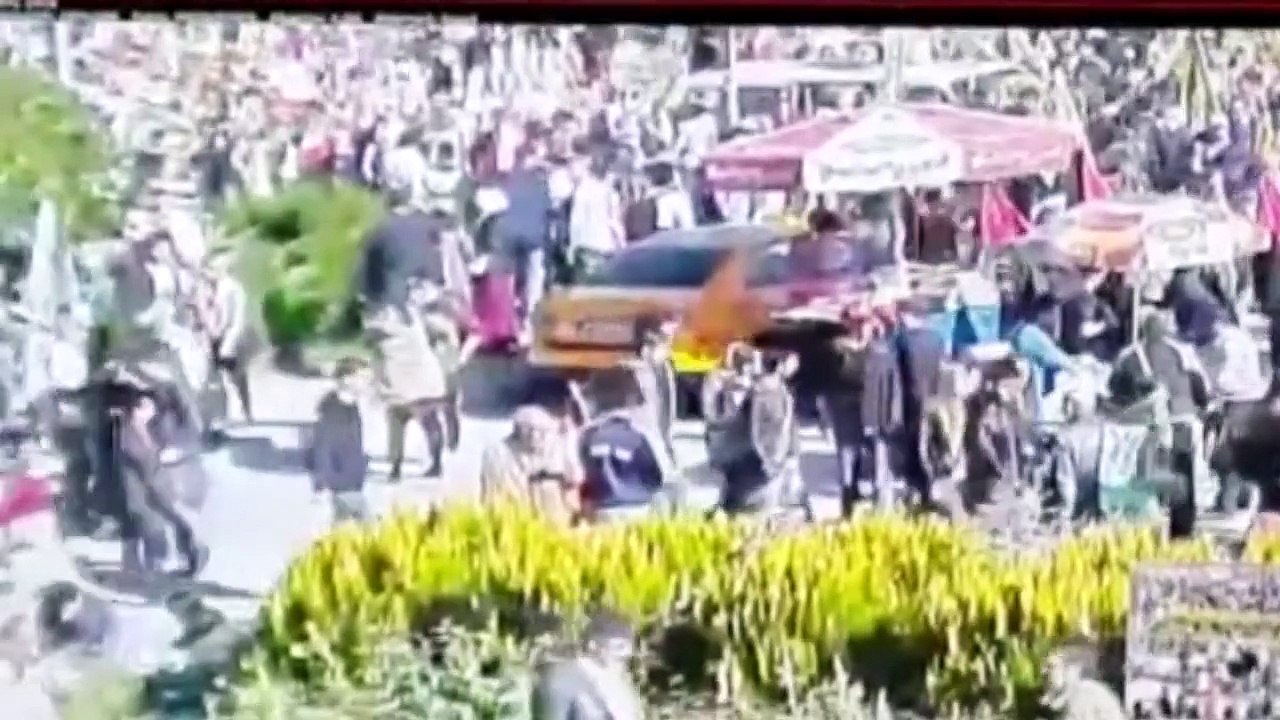 Ankara’daki patlamanın güvenlik kamerası görüntüleri yayınlandı