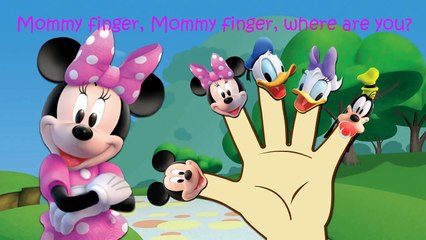 Mickey Mouse Finger Family Nursery Rhymes Lyrics