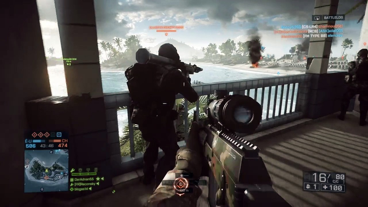 Battlefield 4 Reconsky 3 kill
