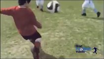 When kids play football like real pros