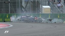 Formule 1: Romain Grosjean pulvérise sa voiture lors du Grand Prix de Sotchi