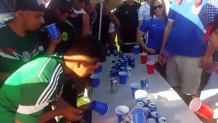 México gana en Flip Cup a USA