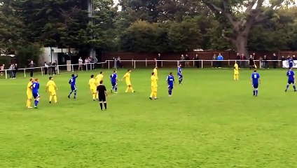 Wealdstone’s Scott Davies scored a 70-yard golazo in the FA Cup v Brockenhurst