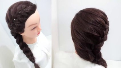 Side Braid  Hairstyles for medium hair