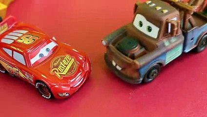 Disney Cars Escape from Frank Track Set with Mater and Lightning McQueen Tractor Tipping
