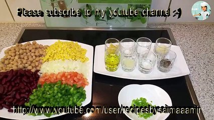 Chickpea Rajma Salad چک پی راجما سلاد