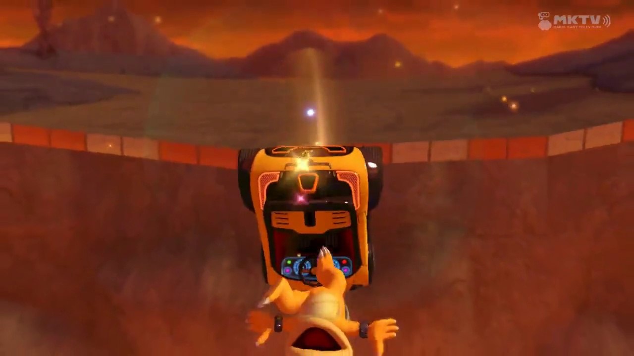 Wii U - Mario Kart 8 - (Wii) Grumble Volcano