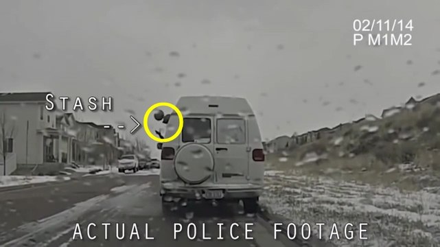 Se débarrasser de sa drogue lors d'un contrôle de police façon thug
