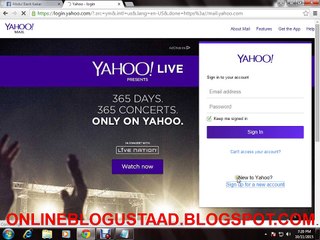 HOW TO CREATE YAHOO MAIL ACCOUNT BY ONLINEBLOGUSTAAD