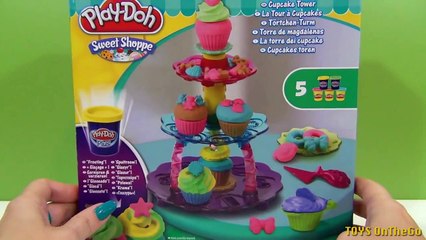 Play-Doh Torre de Magdalenas Cupcake Tower y Figuras Pocoyo - Juguetes de Play-Doh