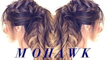 Mohawk Pony BRAID Hairstyle | CUTE HAIRSTYLES for Medium Long Hair Tutorial