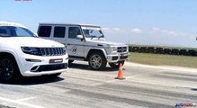 HOT RACE: Jeep Grand Cherokee SRT8 vs. Mercedes-Benz G63 AMG