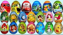 Surprise Eggs Frozen Minions Mickey Mouse Disney Pixar Cars Kinder Surprise Opening