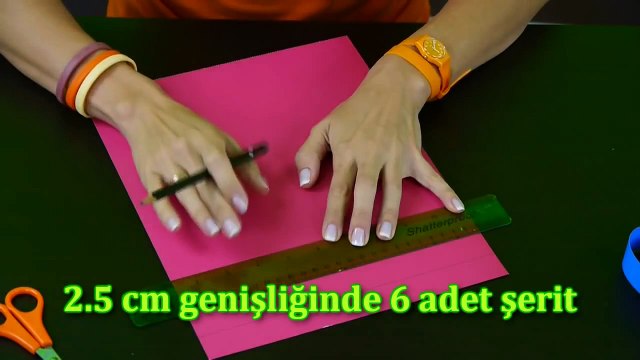 Kağıt katlama - Dünya kadınlar günü hediyesi - KALP