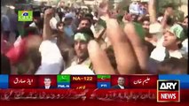 Ary News Headlines 11 October 2015 - Lahore NA 122 Act as War Ground