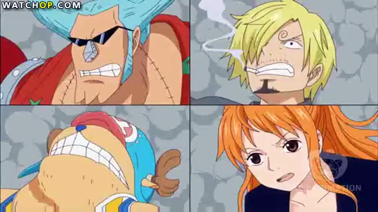 One Piece funny scene - Sanji, Franky, Nami and Chopper body switch -  Dailymotion Video
