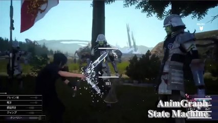 Final Fantasy XV ~ Lumnious Engine Animation
