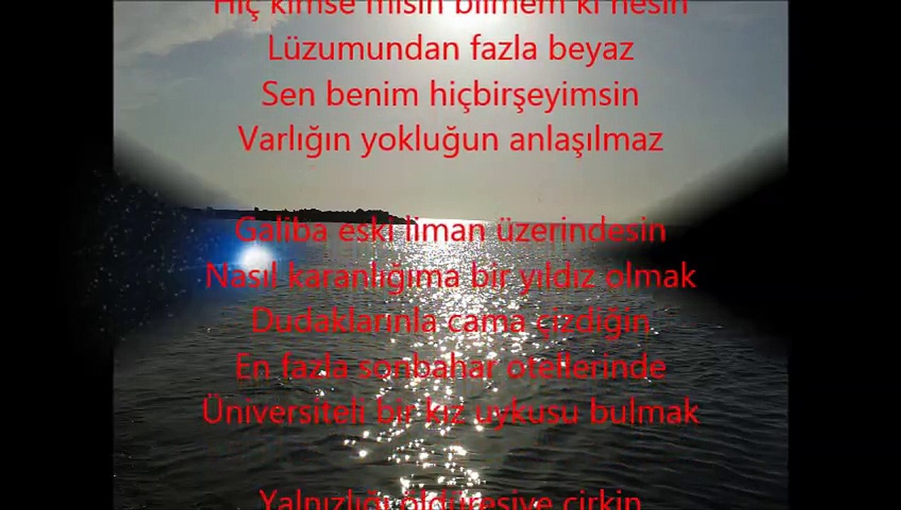 Attila İLHAN'ın Sen Benim Hiçbir Şeyimsin şiiri