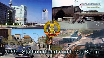 Stadtrundfahrt durch Ost Berlin (1969)
