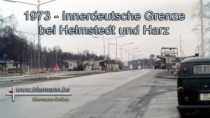 Innerdeutsche Grenze bei Helmstedt und Harz (1973)