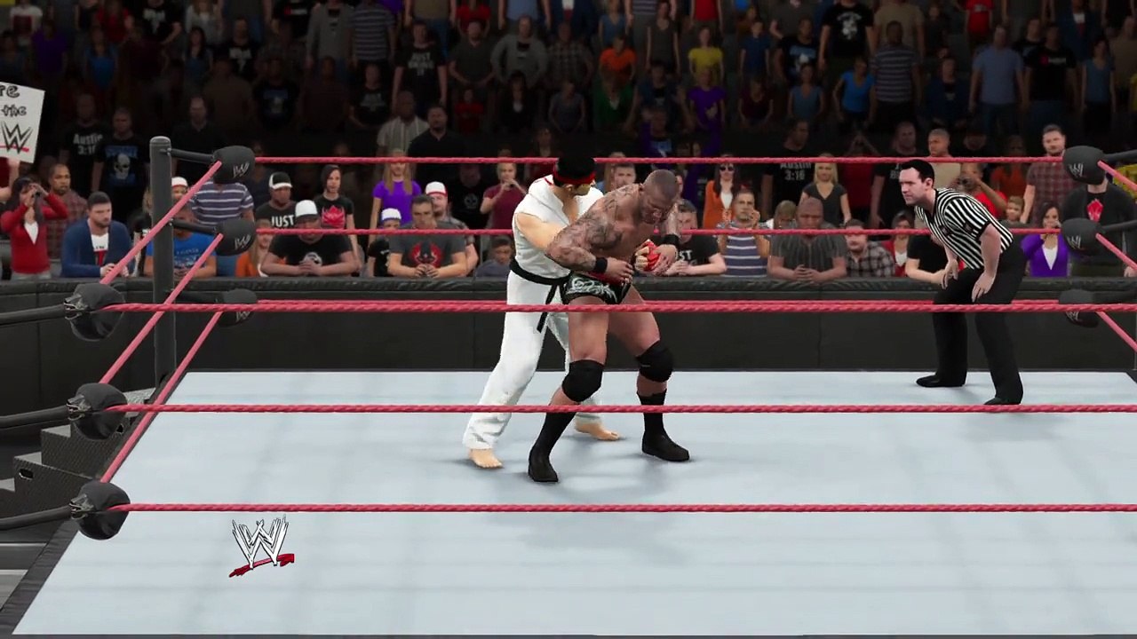 WWE 2K15 randy orton v ryu