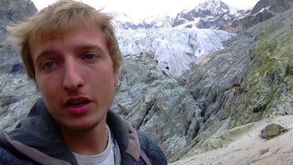 D!CI TV au Glacier Blanc, témoin du réchauffement climatique