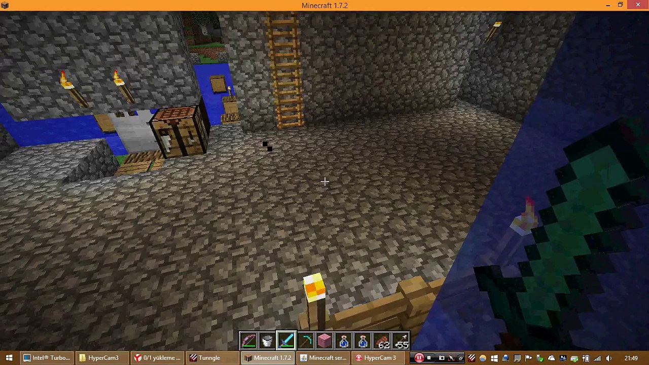 minecraft su kaydırağı