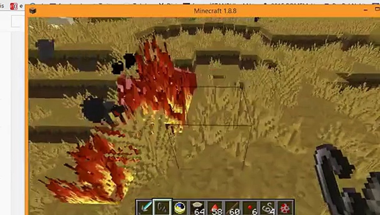 minecraft hızlı pişmiş biftek yapıyoruz -D
