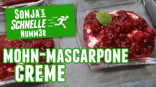 Mohn-Mascarpone-Creme - Rezept (Sonja's Schnelle Nummer #83)