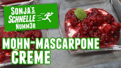 Mohn-Mascarpone-Creme - Rezept (Sonja's Schnelle Nummer #83)