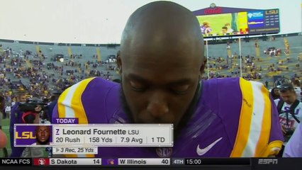 Fournette's Message to Those Affected by the Storm