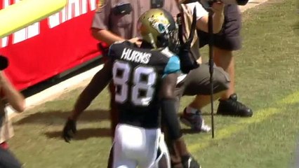 Jaguars Blake Bortles hits Alllen Hurns for a 12-yard touchdown