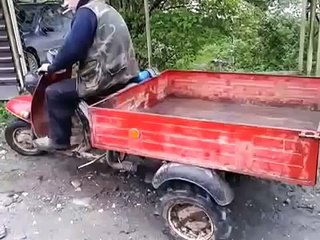 Упал в яму после дрифта