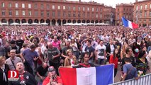 Les hymnes français et irlandais place du Capitole à Toulouse