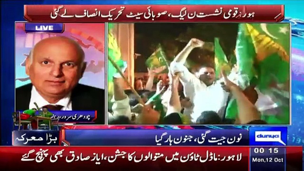 Chaudhary Sarwar Expressing His Views After Results