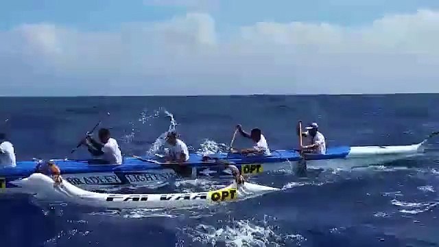 Changement de rameurs de la Team OPT - 10h02