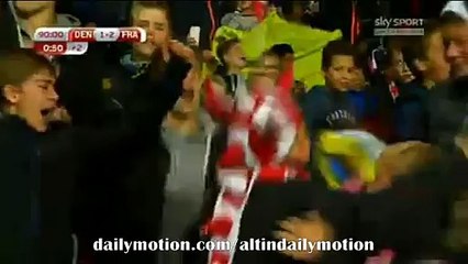 Erik Sviatchenko Amazing Goal - Denmark vs France 1-2 11 October  2015