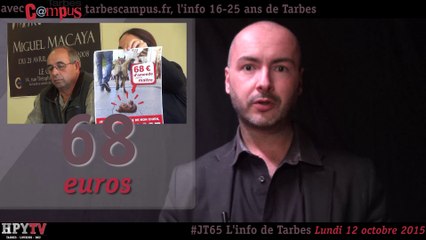[JT65] L'info de Tarbes (12 octobre 2015)