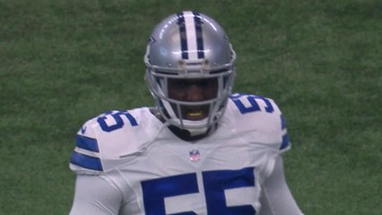 Cowboys Rolando McClain and Greg Hardy sack Tom Brady for 9 yards