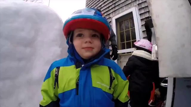 Родители устроили детишкам зимние олимпийские игры!